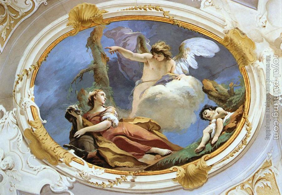 Giovanni Battista Tiepolo : Patriarcale Hagar in the Wilderness
